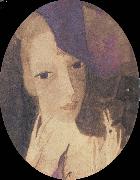 Marie Laurencin Cat and female china oil painting artist